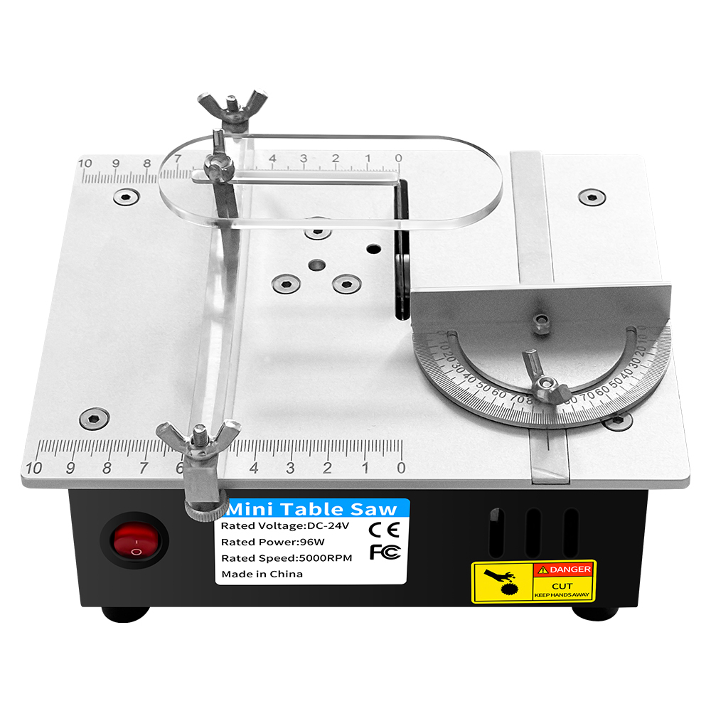 Mini Table Saw For Woodworking - DC24V Household Miniature Woodworking Table Saw