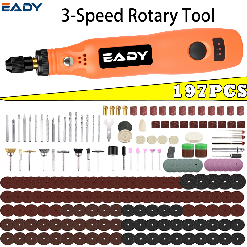 Cordless Rotary Tool Kit Accessories - USB Cordless Rotary Tool Kit –
