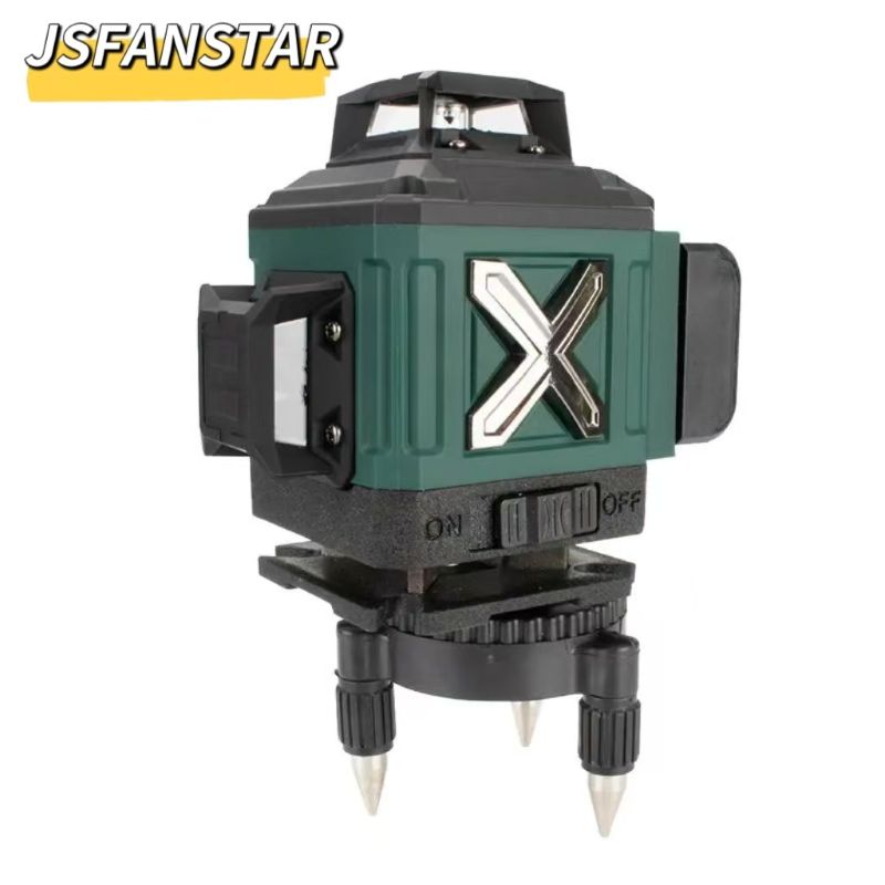 Laser Level 16 Lines 4D Green - ATV4in1 Battery Powerd Adjustable Automatic Rotating