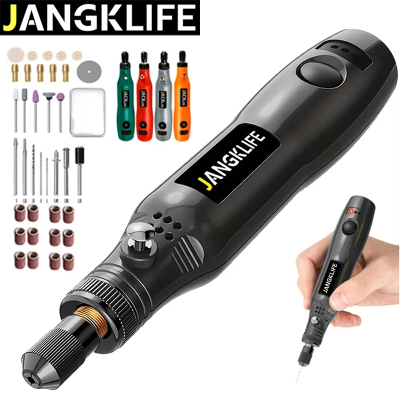 Cordless Rotary Tool Kit Accessories - JANGKLIFE USB Cordless Rotary Tool Kit