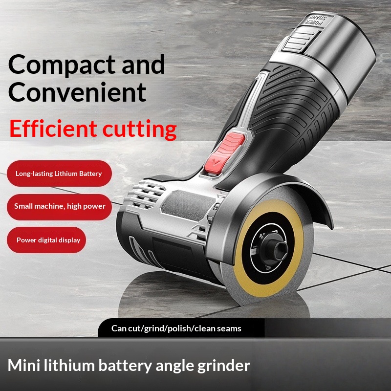 Brushless Angle Grinder Battery Powered - Mini Angle Grinder Power Tool Lithium