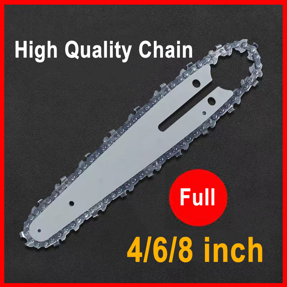 Mini Electric Chainsaw 6 Inch - 4/6/8/10 Inch 1/4 Chainsaw Chain Guide