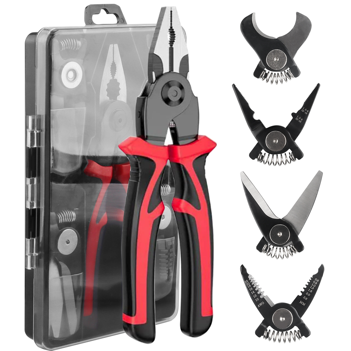 Automatic Wire Stripper Cutter - 5 in1 Crimping plier Wire cutters