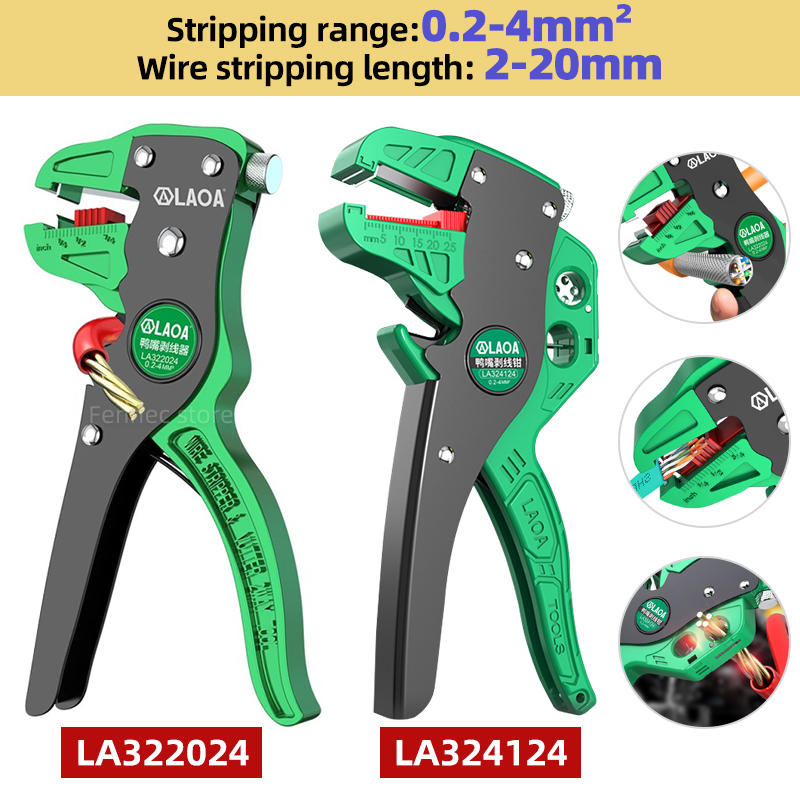 Automatic Wire Stripper Cutter - LAOA Wire Stripper Tools Cable Cutting