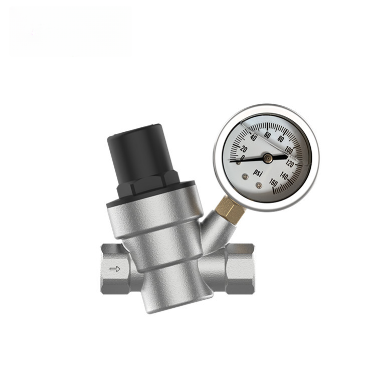 Plumbing - Adjustable Water Pressure Regulator Valve Brass