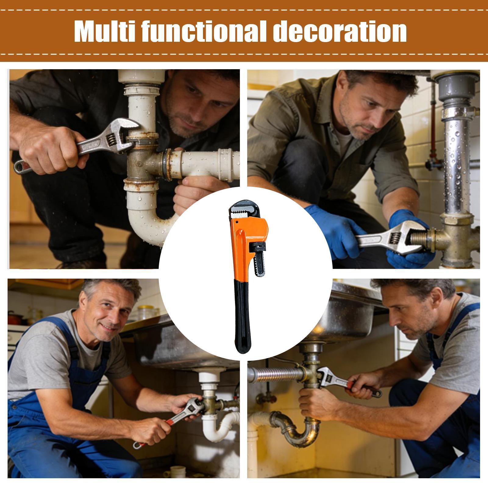 Plumbing - Pipe Wrenches Plumbing Heavy Duty Adjustable
