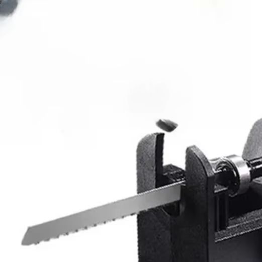 Reciprocating Saw Attachment Drill - /Black /Plastic /Electric Drill To Reciprocating