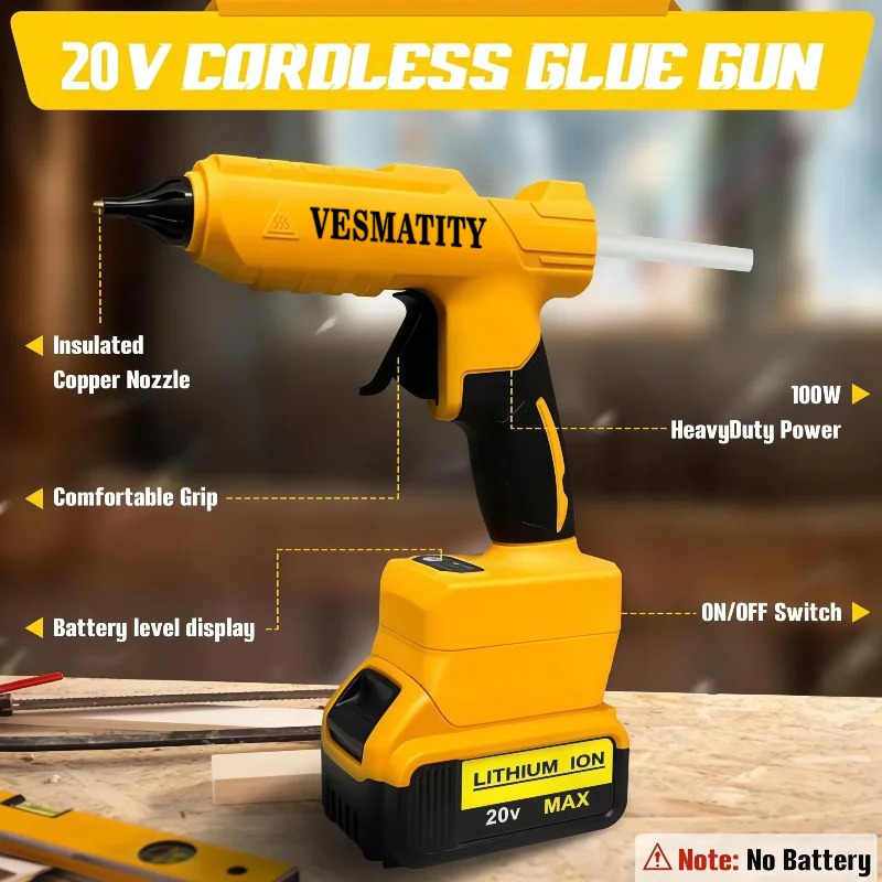 Original Cordless Electric Han - Hot Melt Glue Gun Cordless ulasan dan harga