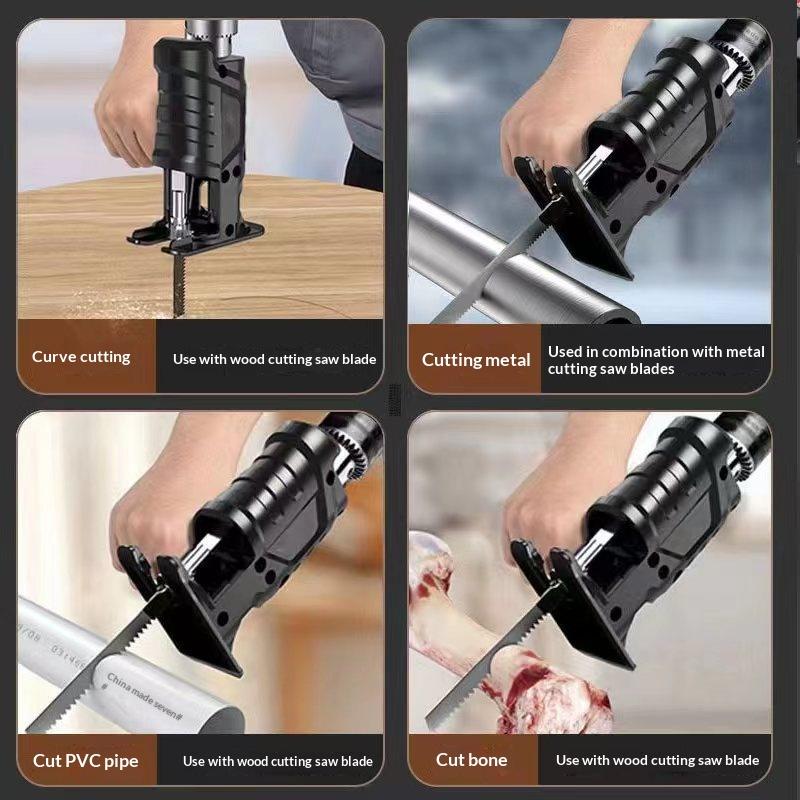♥Electric Drill to Reciprocati - Reciprocating Saw Attachment Drill ulasan dan harga