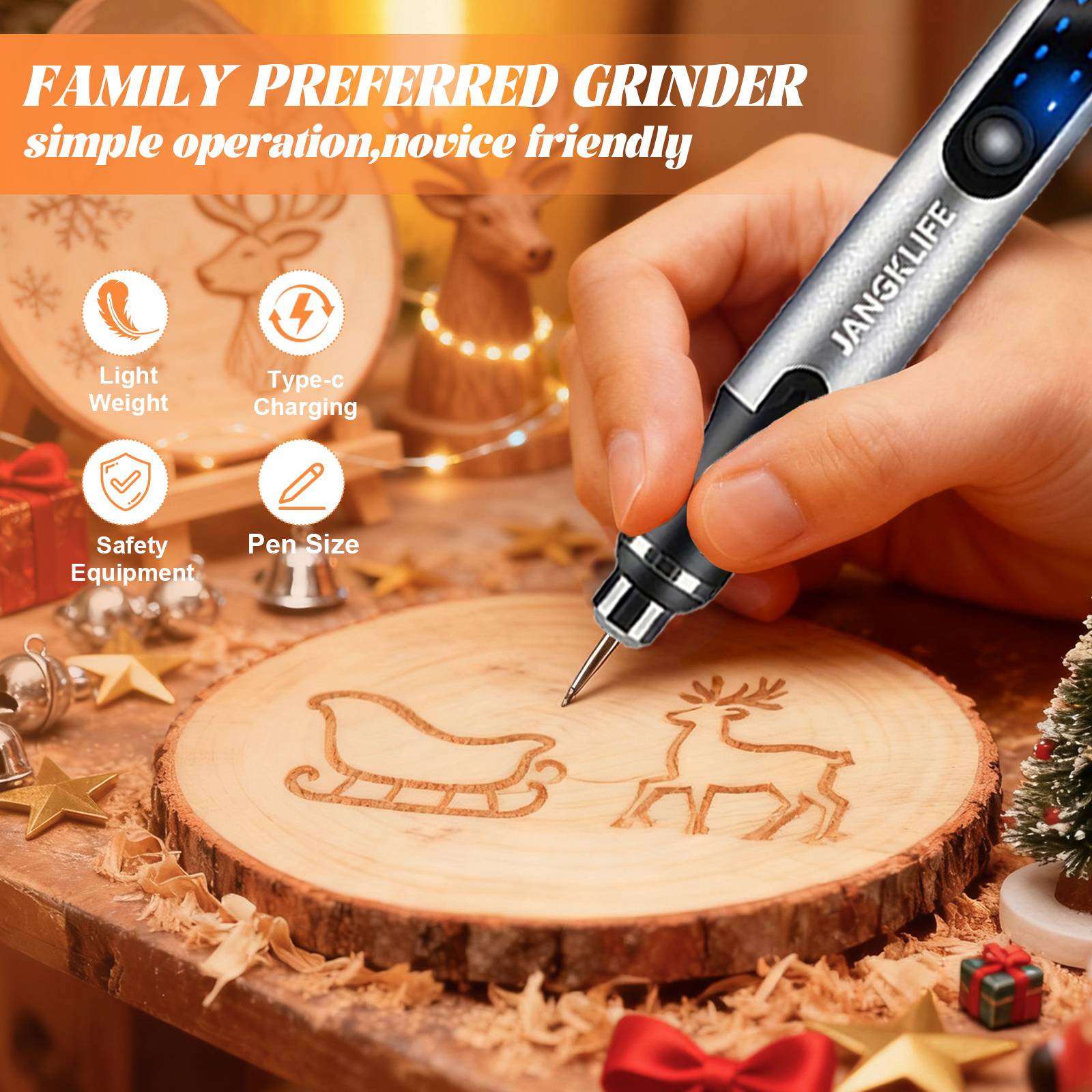 JANGKLIFE USB Cordless Rotary  - Cordless Rotary Tool Kit Accessories ulasan dan harga