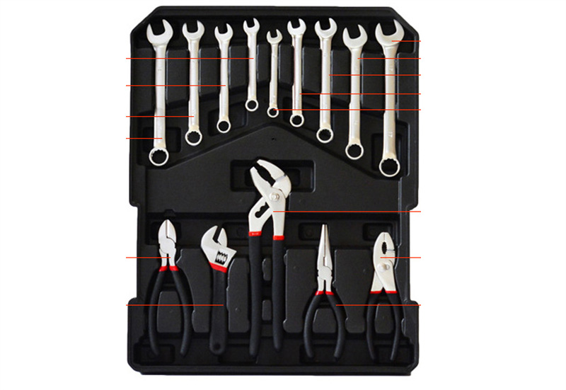 186 Pieces Aluminum Case Troll - Hand Tools ulasan dan harga