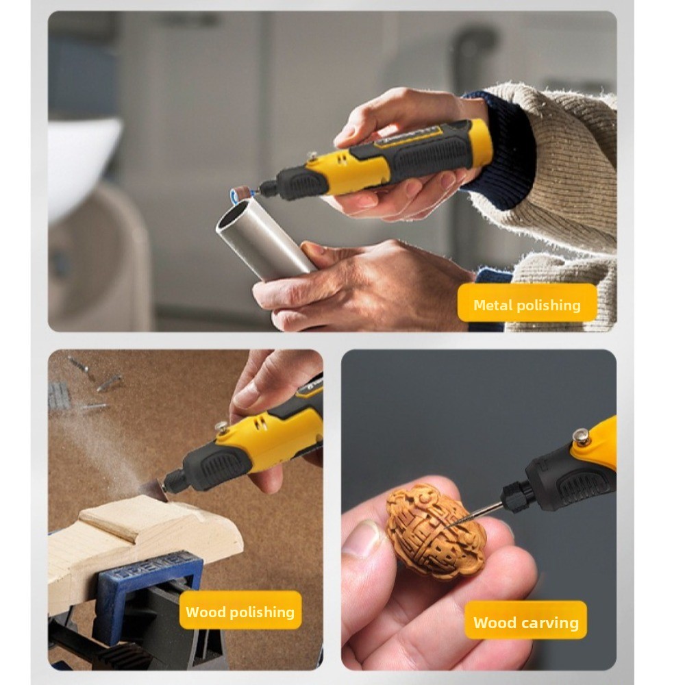 Cordless Mini Grinder 3 Speeds - Cordless Rotary Tool Kit Accessories ulasan dan harga
