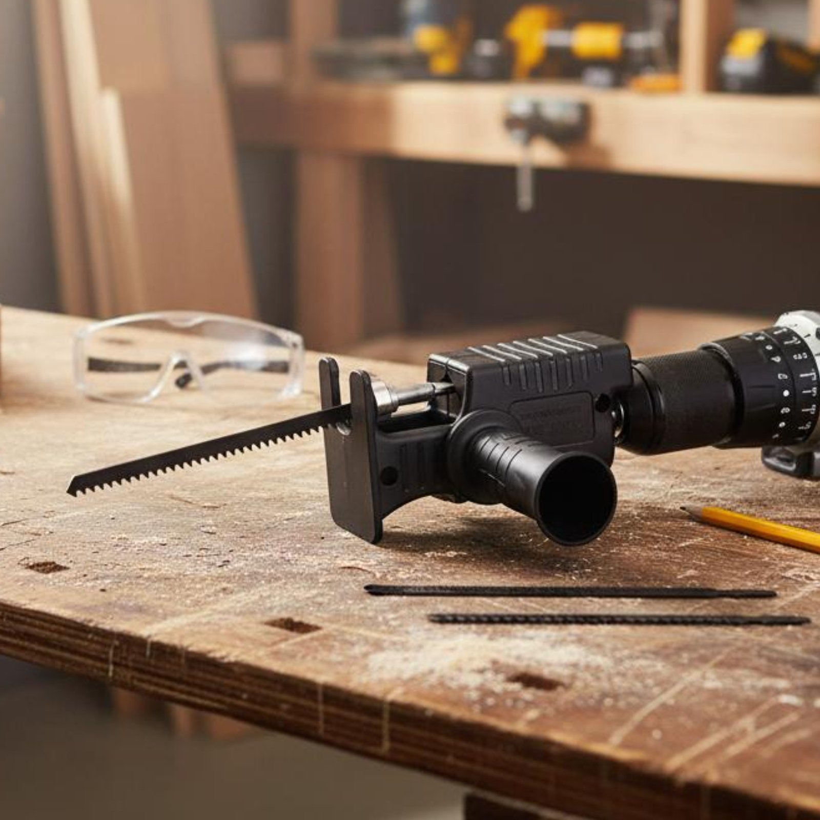 Drill to Reciprocating Saw Ada - Reciprocating Saw Attachment Drill ulasan dan harga