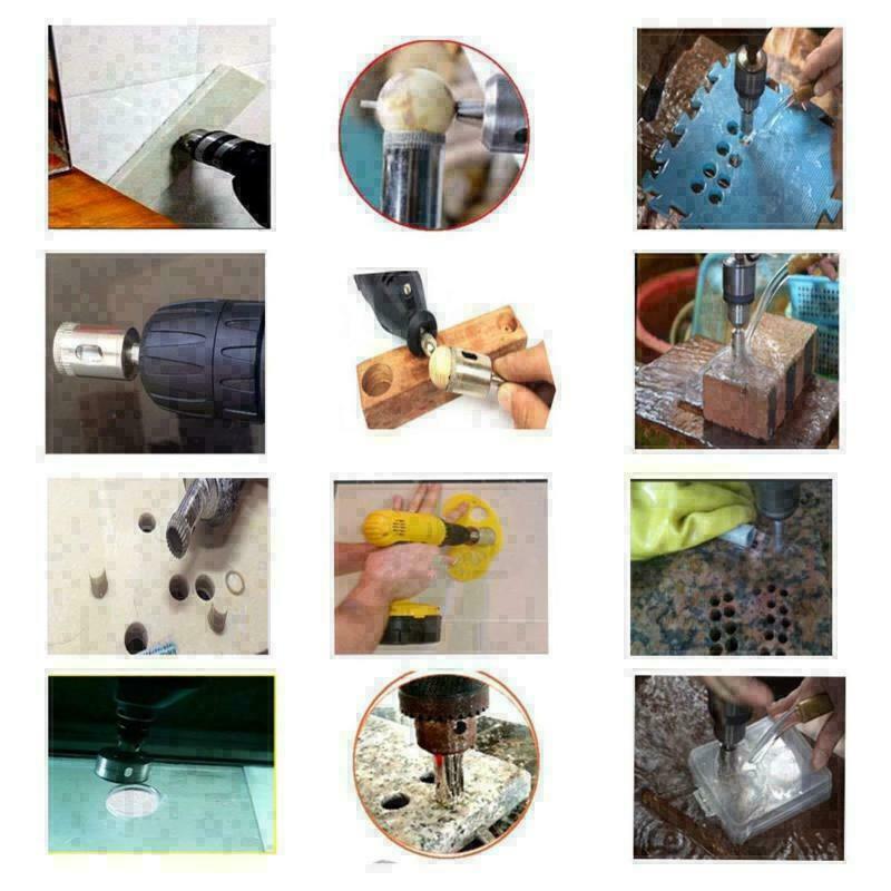 10/15pcs Set Tile drill bit Se - Reciprocating Saw Attachment Drill ulasan dan harga