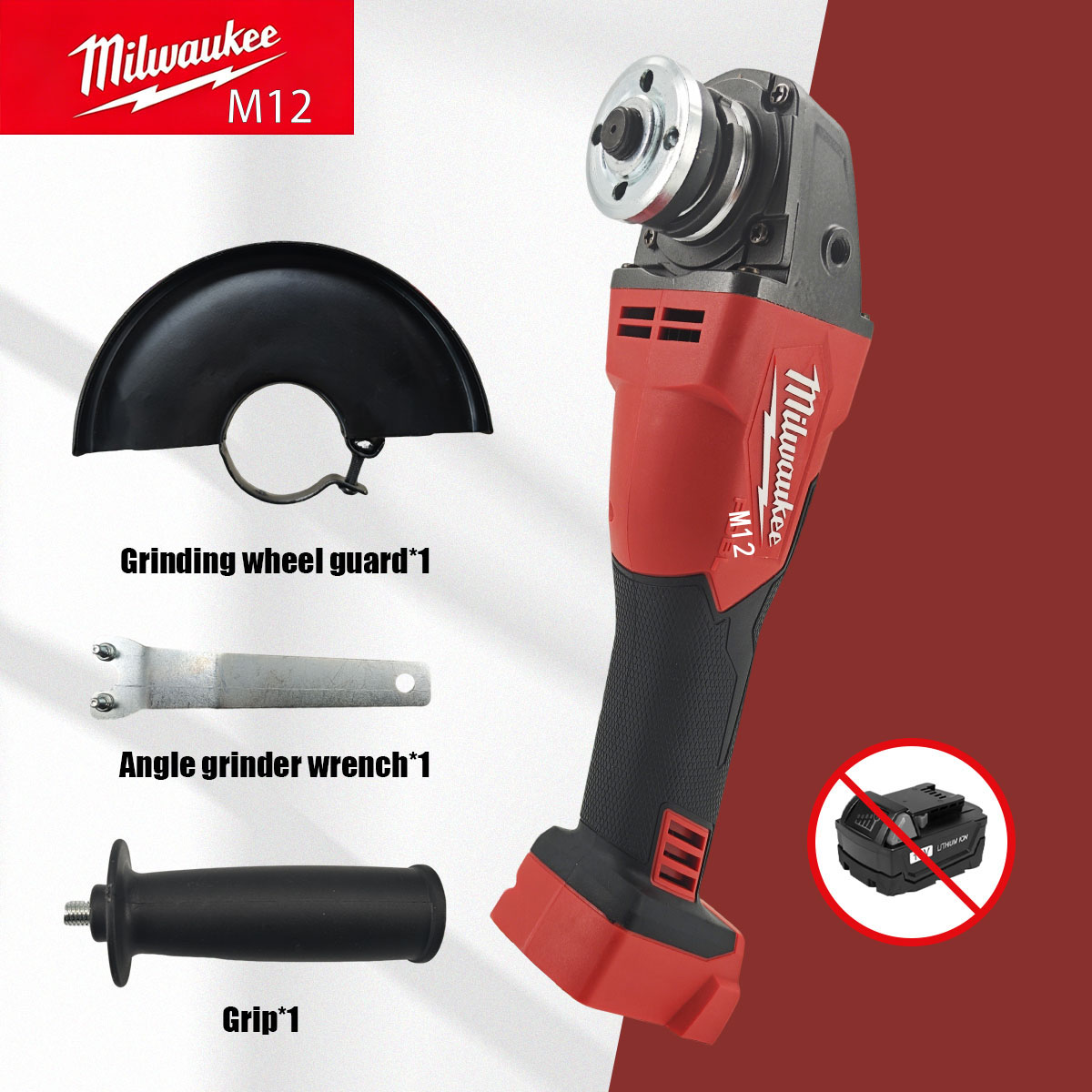 MilwaukeeM12 M18 Brushless Ang - Brushless Angle Grinder Battery Powered ulasan dan harga