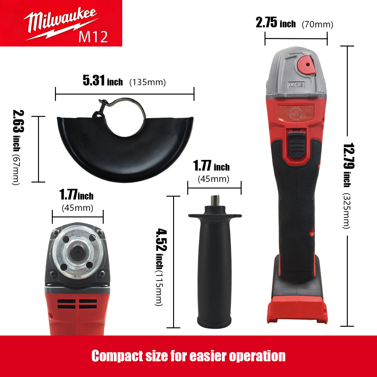 MilwaukeeM12 M18 Brushless Ang - Brushless Angle Grinder Battery Powered ulasan dan harga