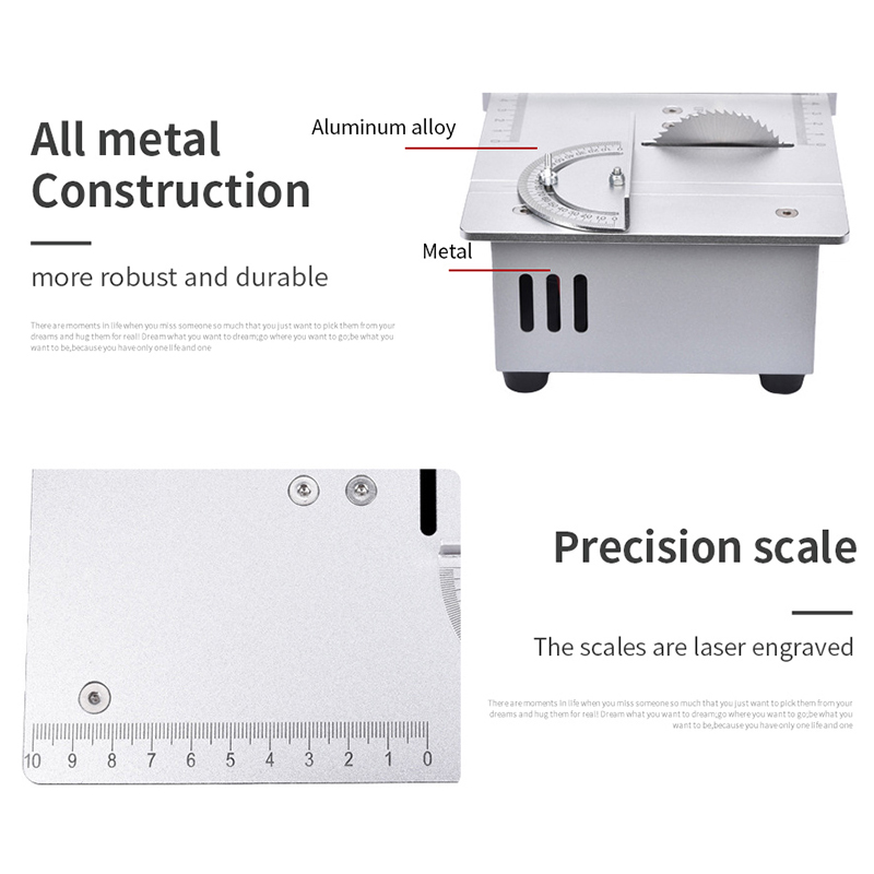 Mini Table Saw 96W 5000RPM Woo - Mini Table Saw For Woodworking ulasan dan harga