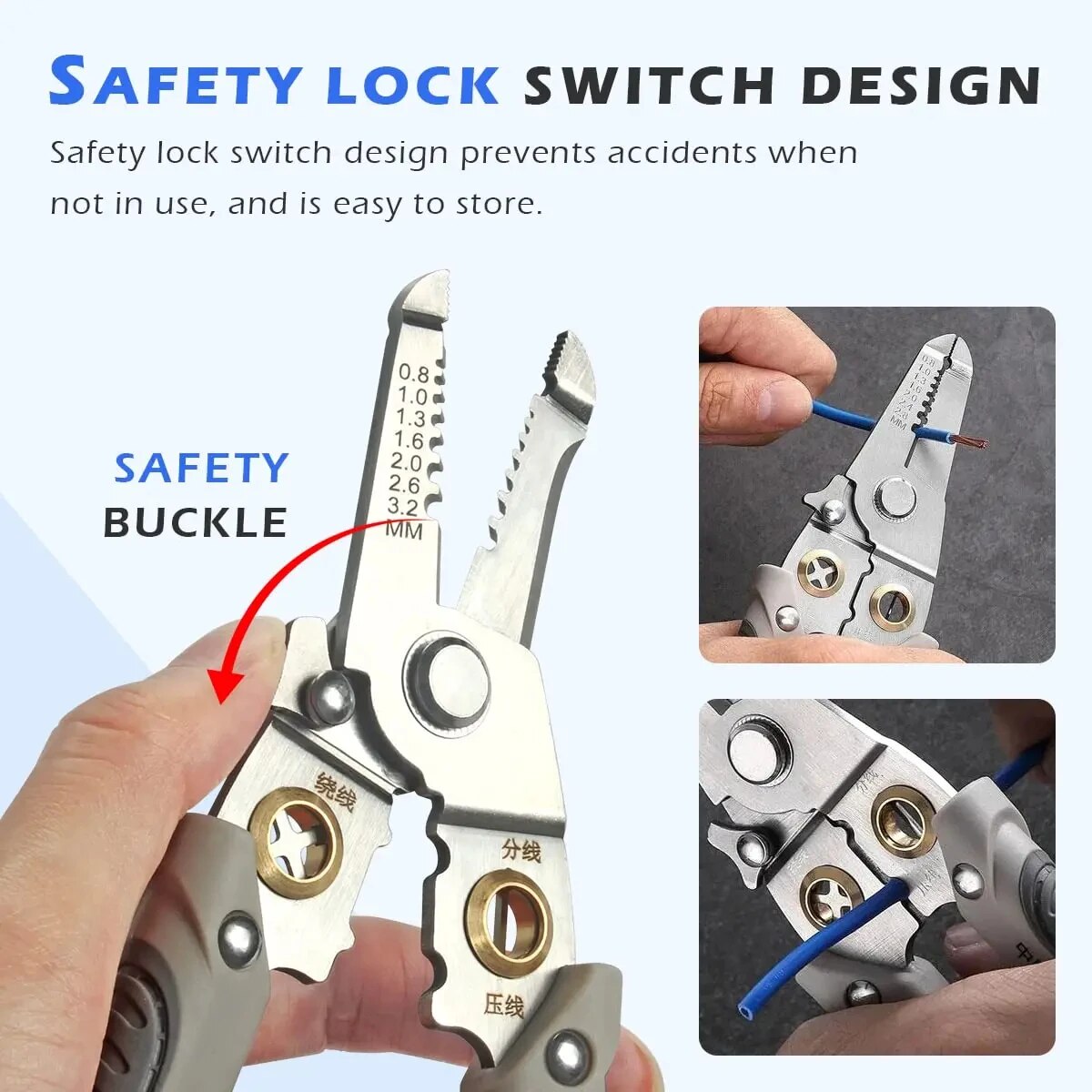 6 In 1 Wire Stripper Special W - Automatic Wire Stripper Cutter ulasan dan harga