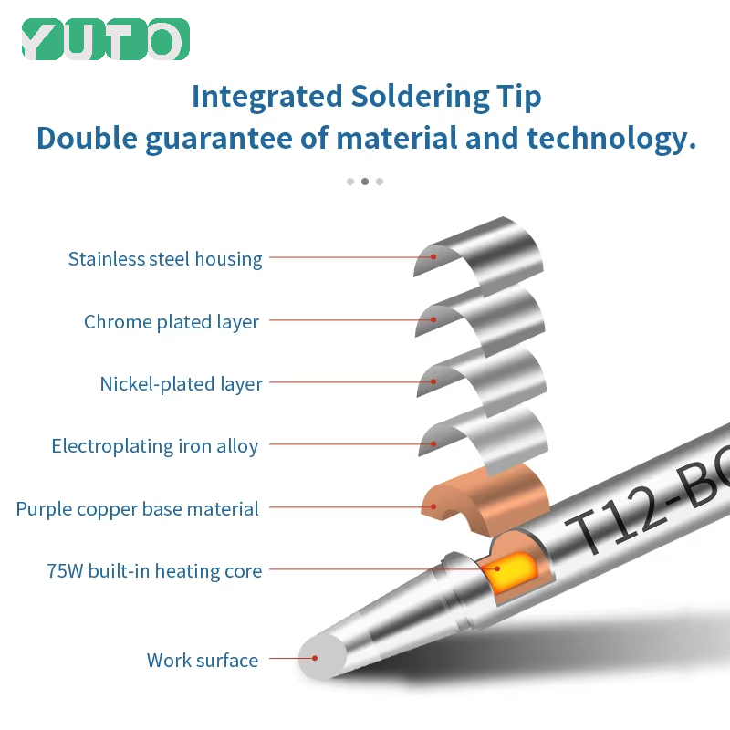 10pcs T12 Set Soldering Iron T - Digital Soldering Station T12 ulasan dan harga