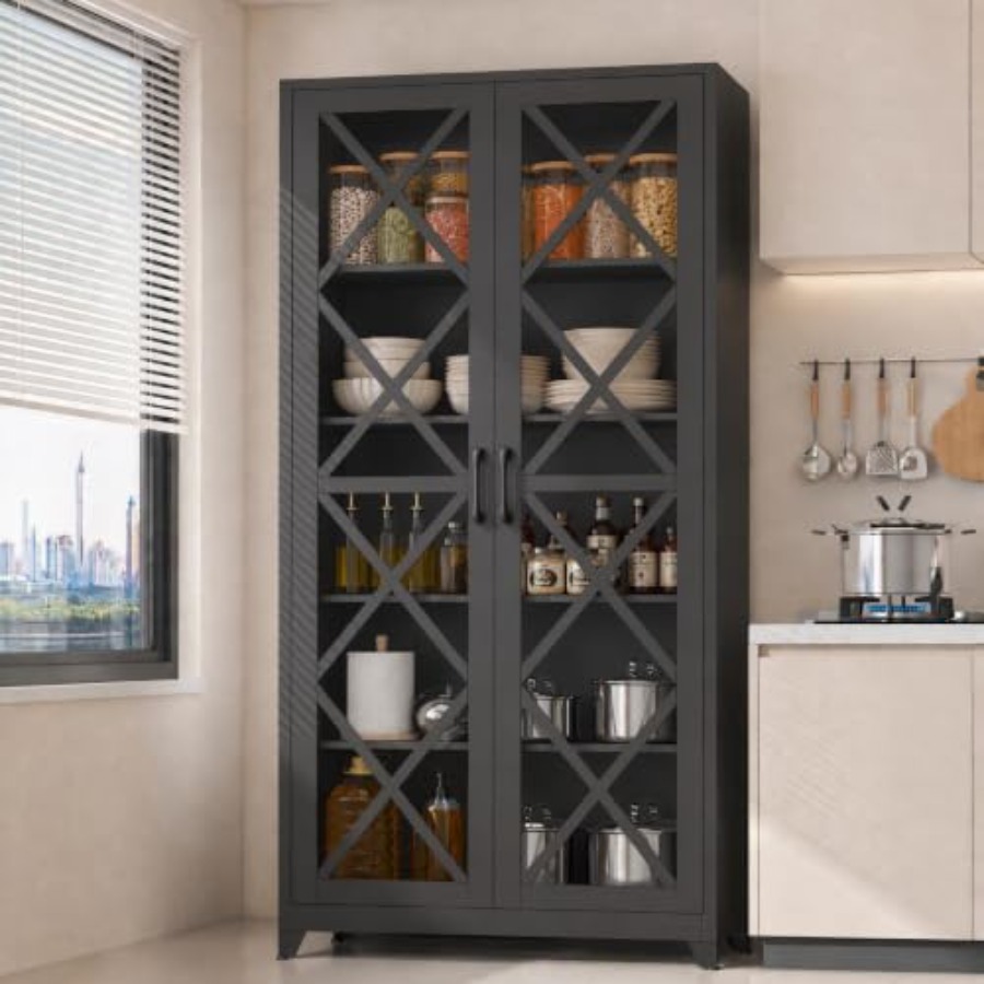 71 H Glass Display Cabinet for - Hardware ulasan dan harga