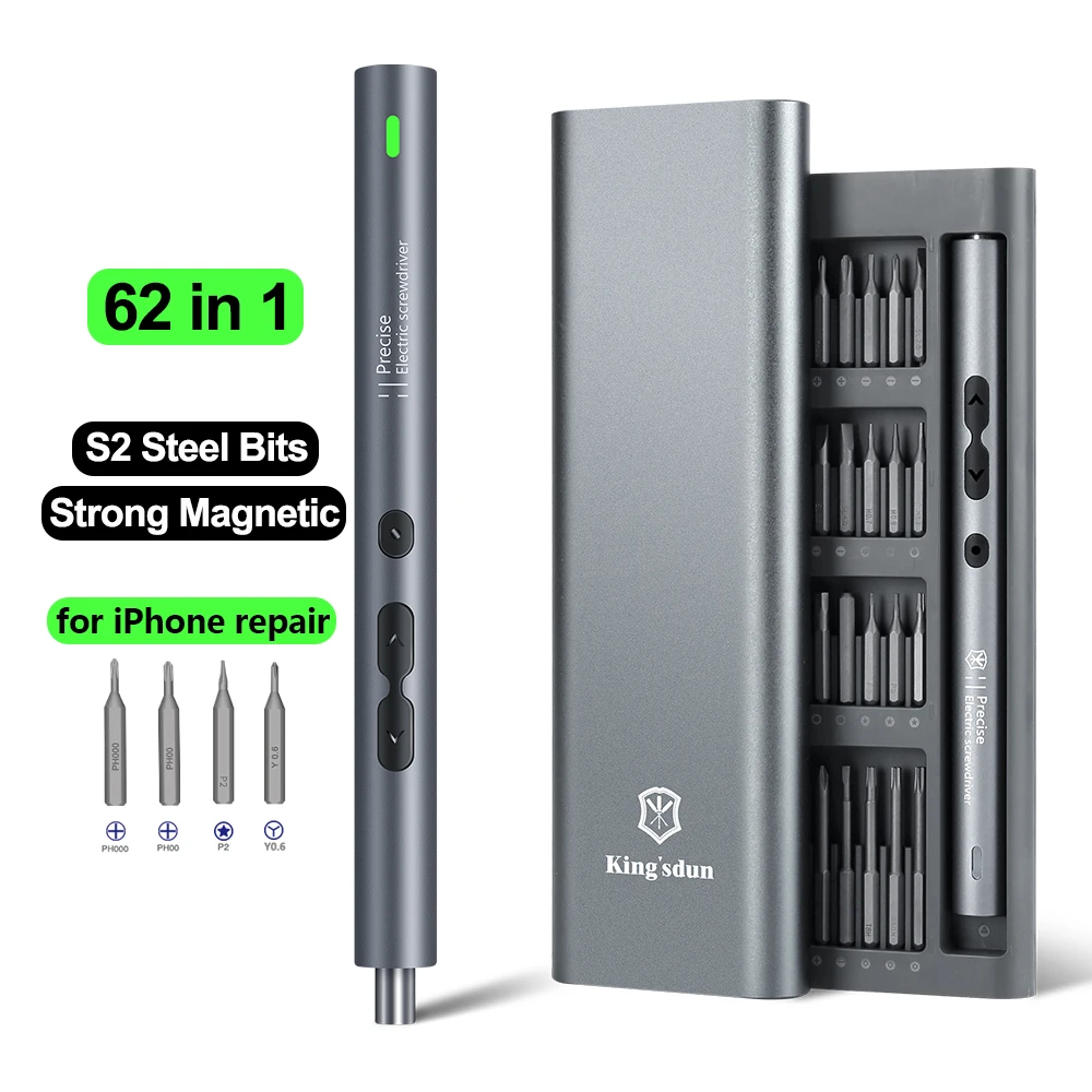 62/6 in 1 Precision Electric S - Electric Screwdriver Rechargeable Usb ulasan dan harga