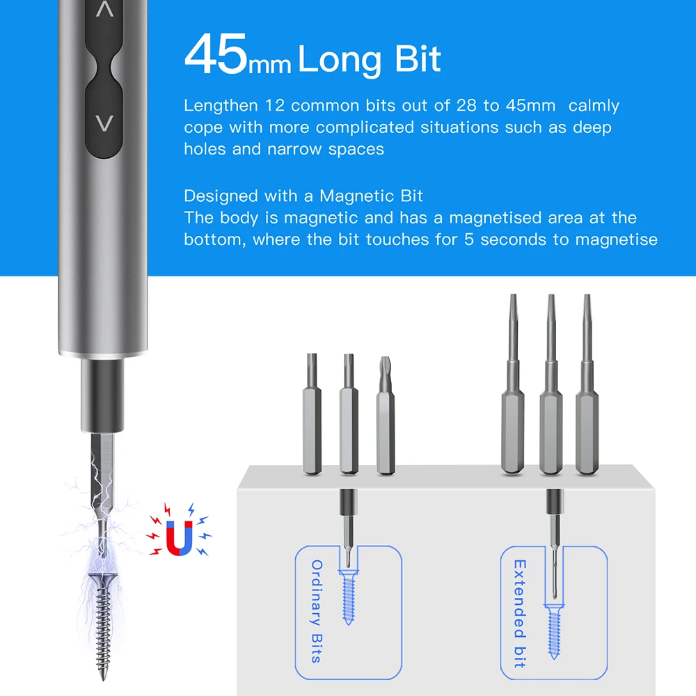 62/6 in 1 Precision Electric S - Electric Screwdriver Rechargeable Usb ulasan dan harga