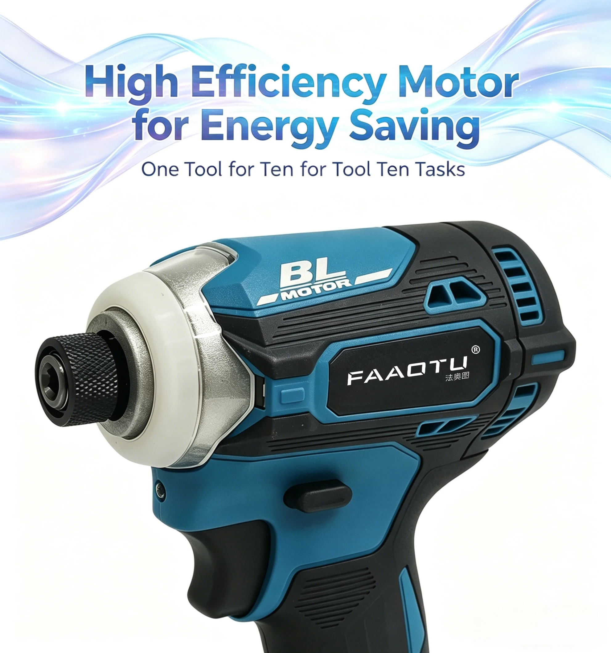 FAAOTU DTD171 Cordless Impact  - Brushless Cordless Electric Drill 18V ulasan dan harga