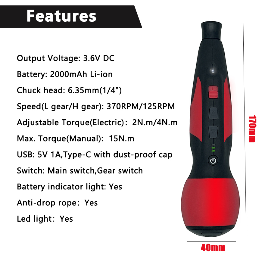 Mini Electric Screwdriver Adju - Electric Screwdriver Rechargeable Usb ulasan dan harga