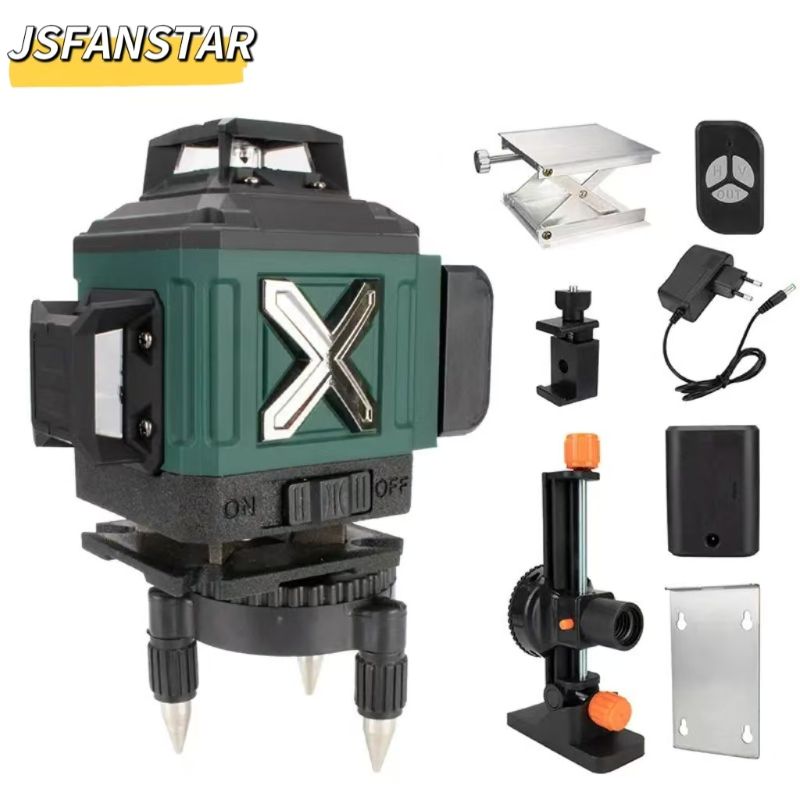 ATV4in1 Battery Powerd Adjusta - Laser Level 16 Lines 4D Green ulasan dan harga