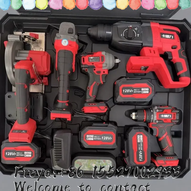 Brushless Power Tools 4-piece  - Brushless Angle Grinder Battery Powered ulasan dan harga