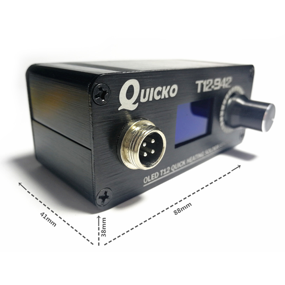 QUICKO MINI T12 STC OLED Digit - Digital Soldering Station T12 ulasan dan harga