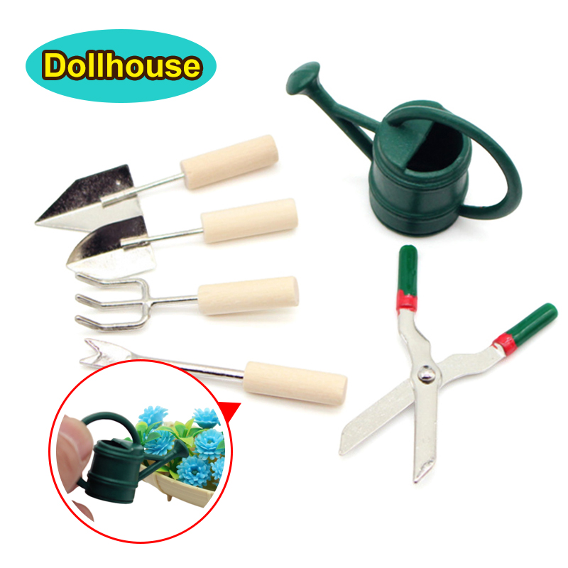 1/12 Dollhouse Simulation Wate - Garden Tools ulasan dan harga