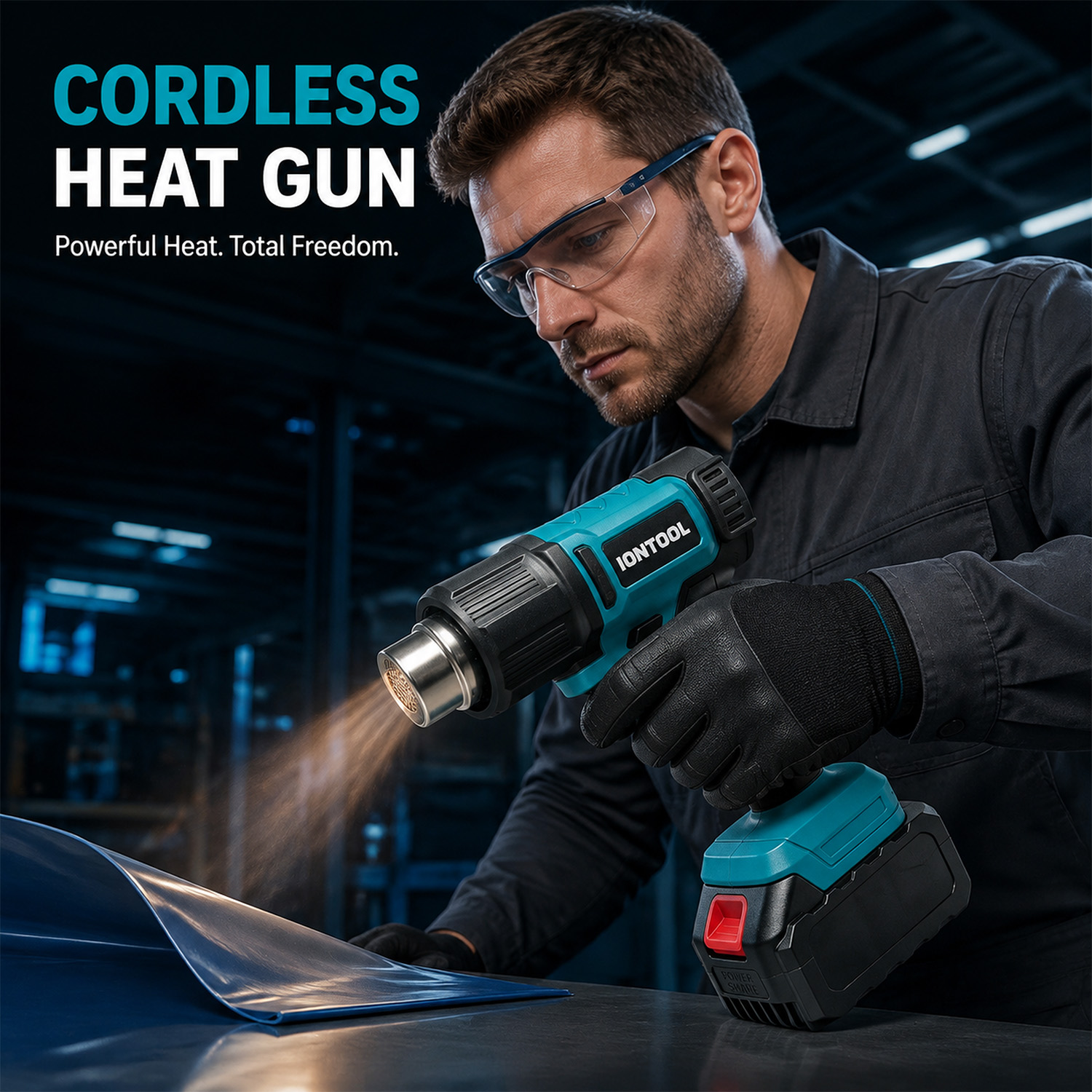 IONTOOL 550℃ 250/500LPM Cordle - Cordless Heat Gun For Shrink Tubing ulasan dan harga