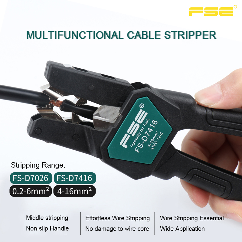 FSE-D7026 Cable Stripper - Pro - Automatic Wire Stripper Cutter ulasan dan harga