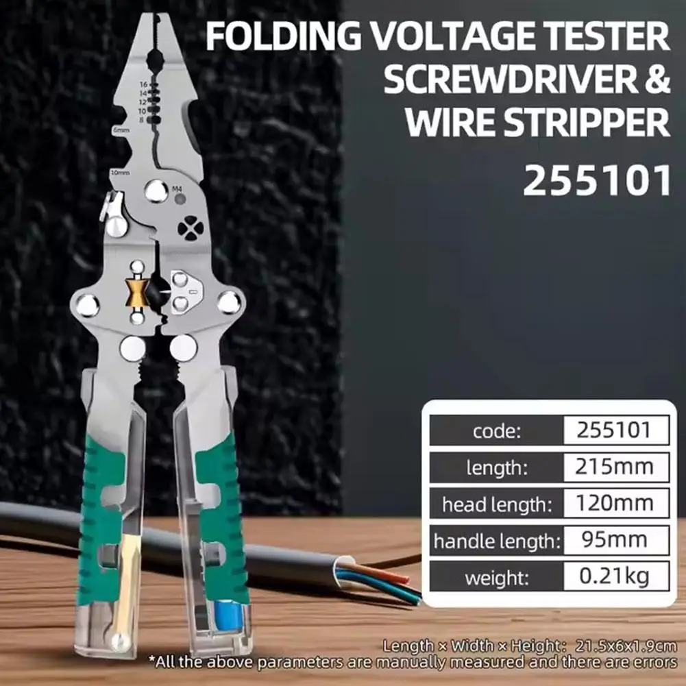 Foldalbe Wire Stripping Pliers - Automatic Wire Stripper Cutter ulasan dan harga