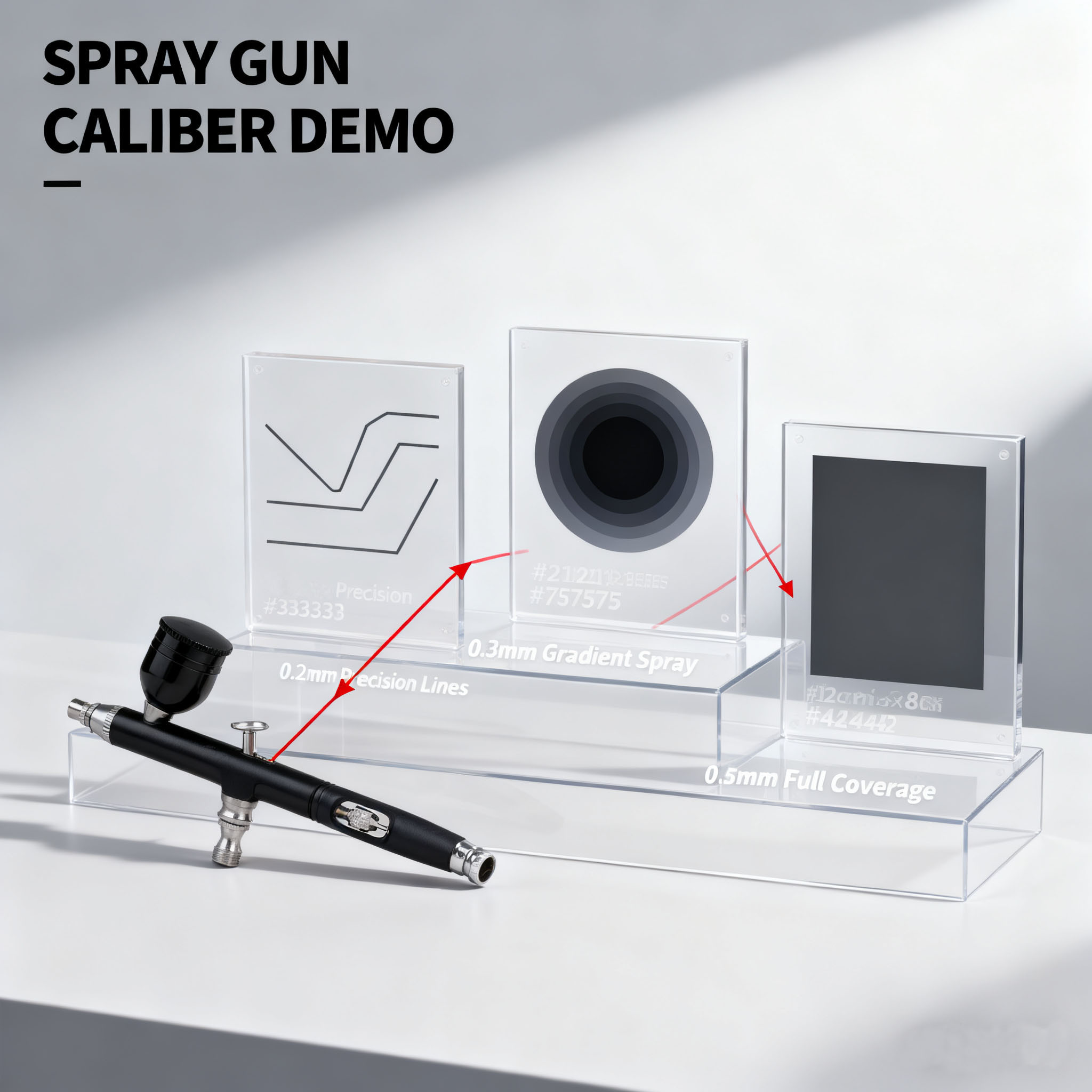 0.3mm Dual Action Airbrush 7cc - Airbrush Kit With Mini Compressor ulasan dan harga