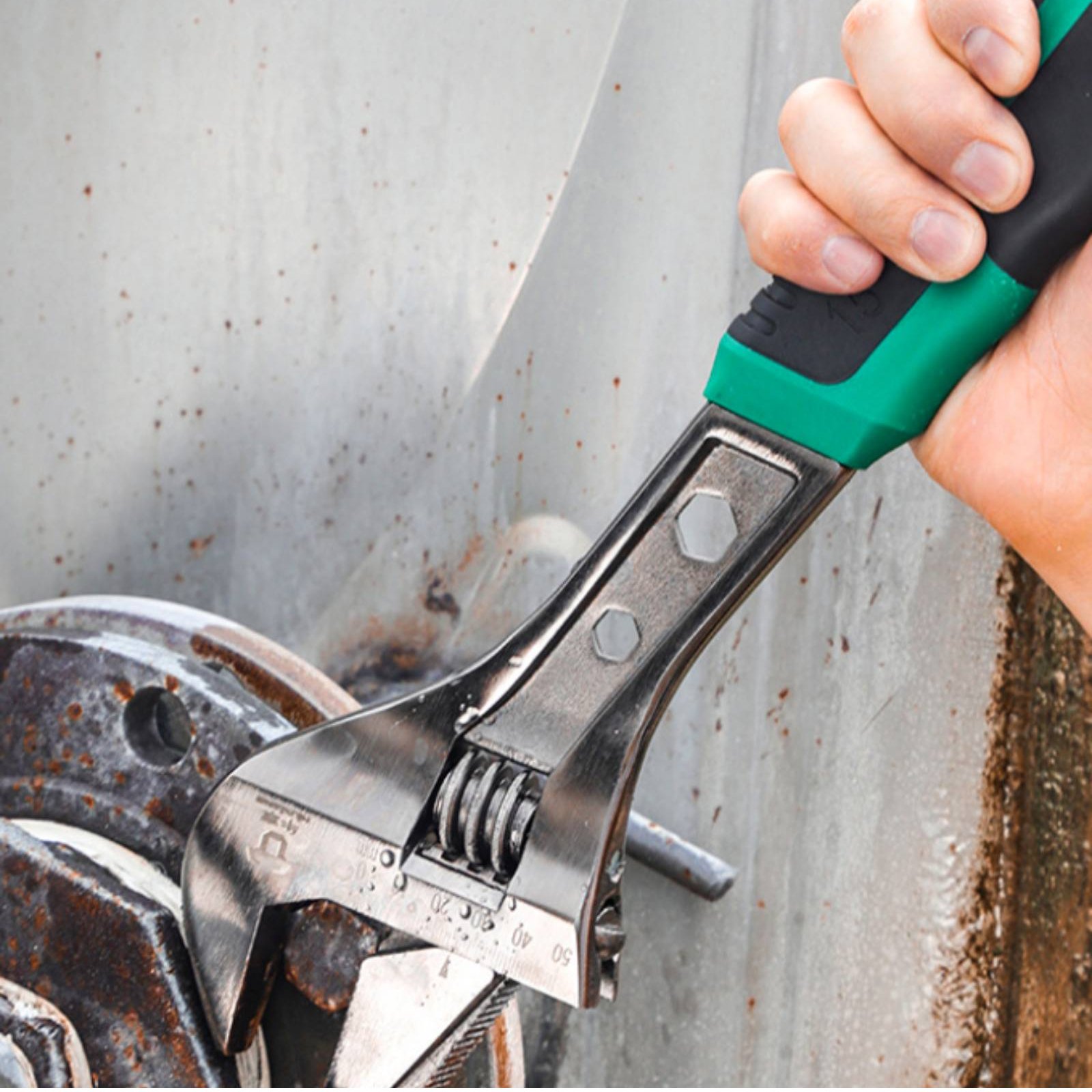 Toothed Adjustable Wrench Indu - Plumbing ulasan dan harga