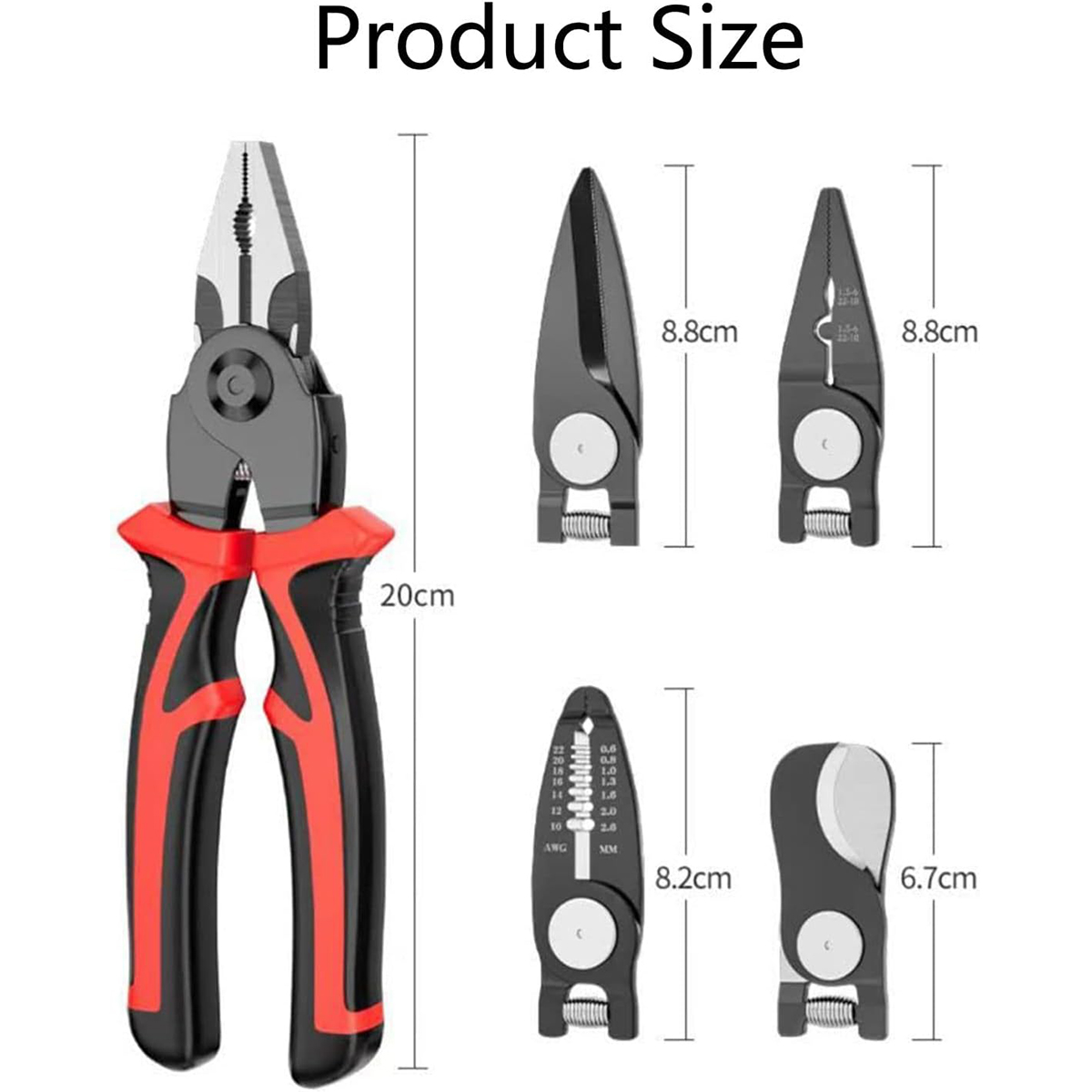 5 in1 Crimping plier Wire cutt - Automatic Wire Stripper Cutter ulasan dan harga