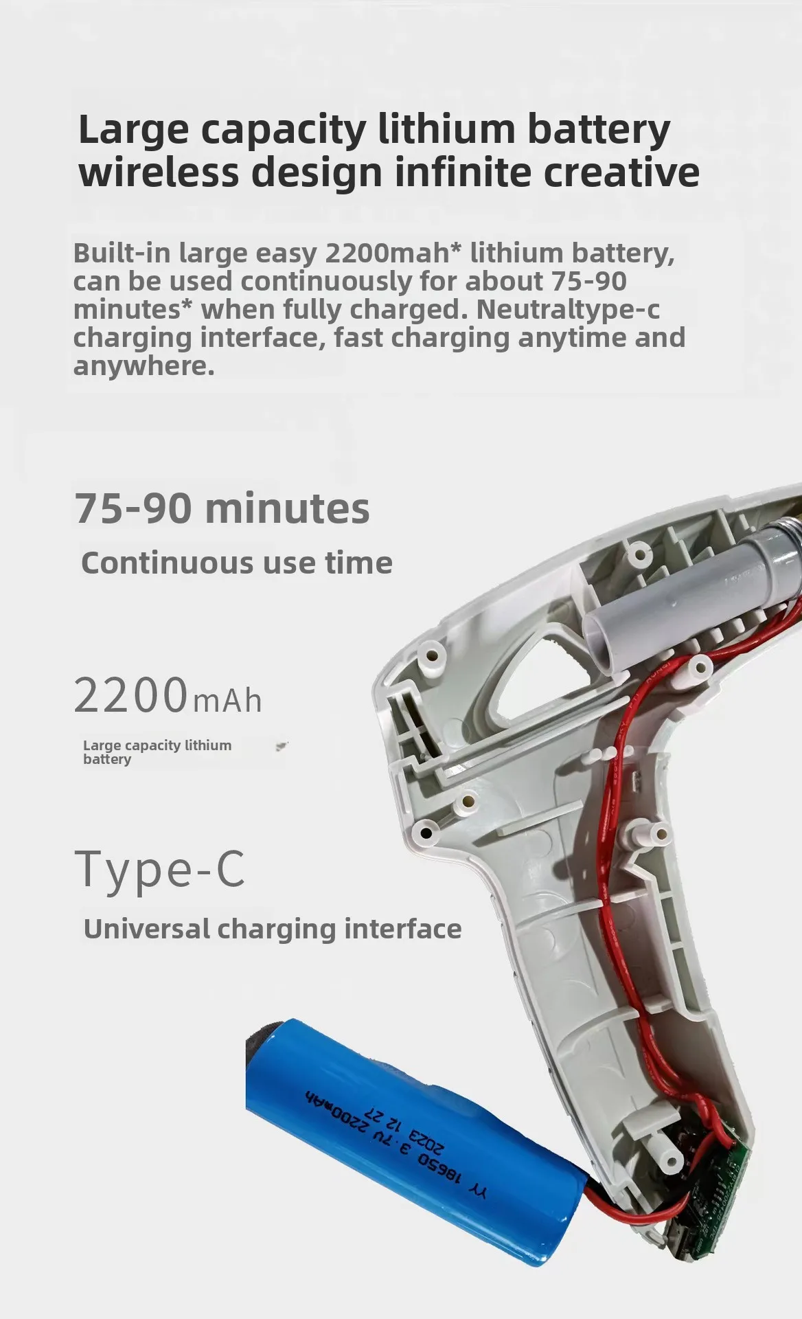 Electric Glue Gun Cordless Rec - Hot Melt Glue Gun Cordless ulasan dan harga