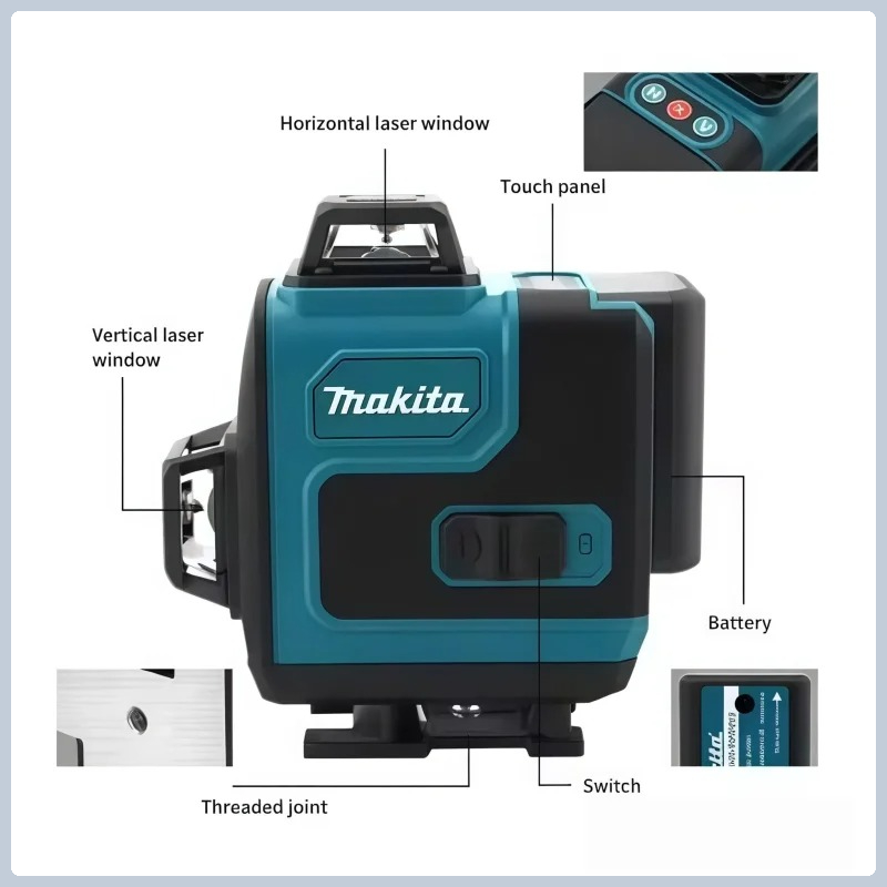 Original Makita Safe Multi-pro - Laser Level 16 Lines 4D Green ulasan dan harga