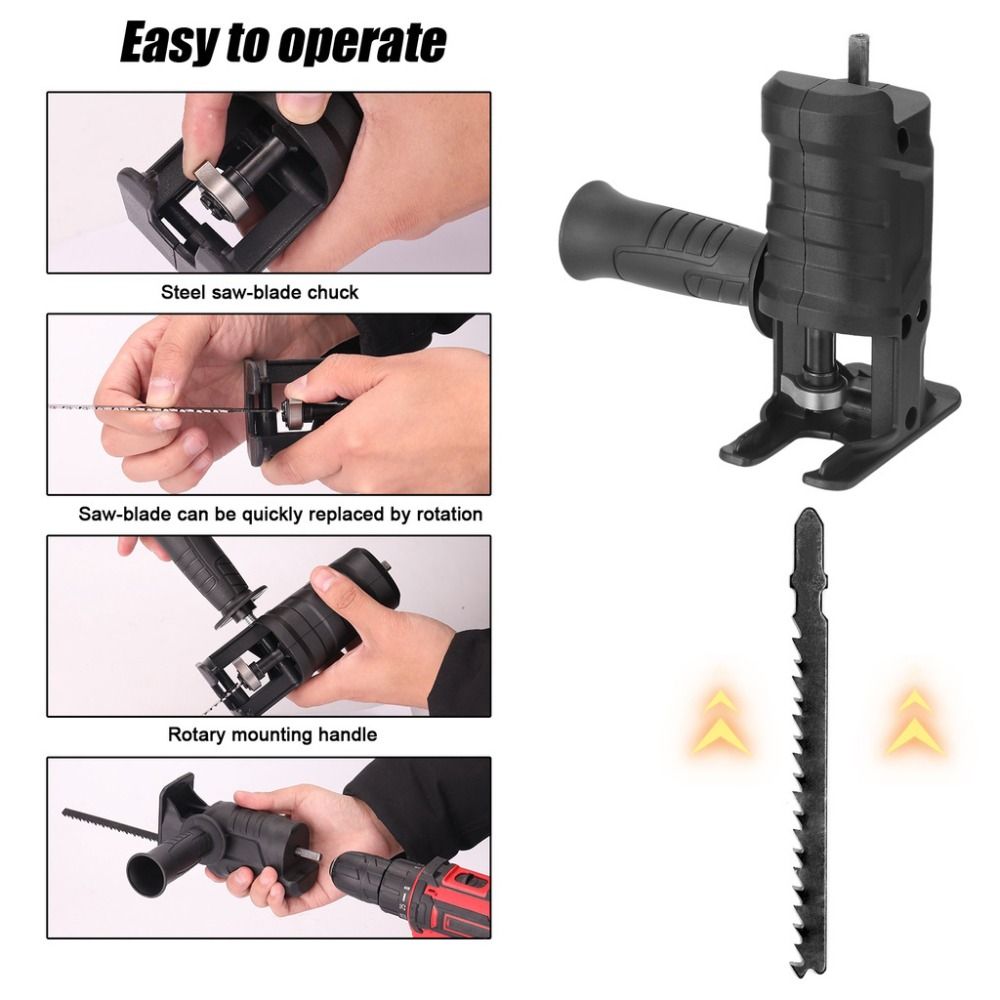 Quick Chuck Drill Saw Adapter  - Reciprocating Saw Attachment Drill ulasan dan harga