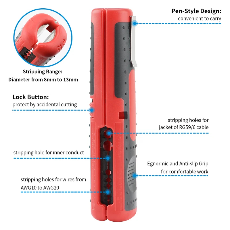 Multifunctional Cable Wire Str - Automatic Wire Stripper Cutter ulasan dan harga