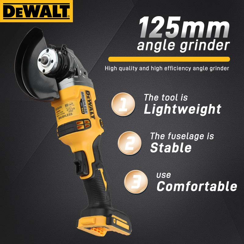 DEWALT DCG414 20V MAX Brushles - Brushless Angle Grinder Battery Powered ulasan dan harga