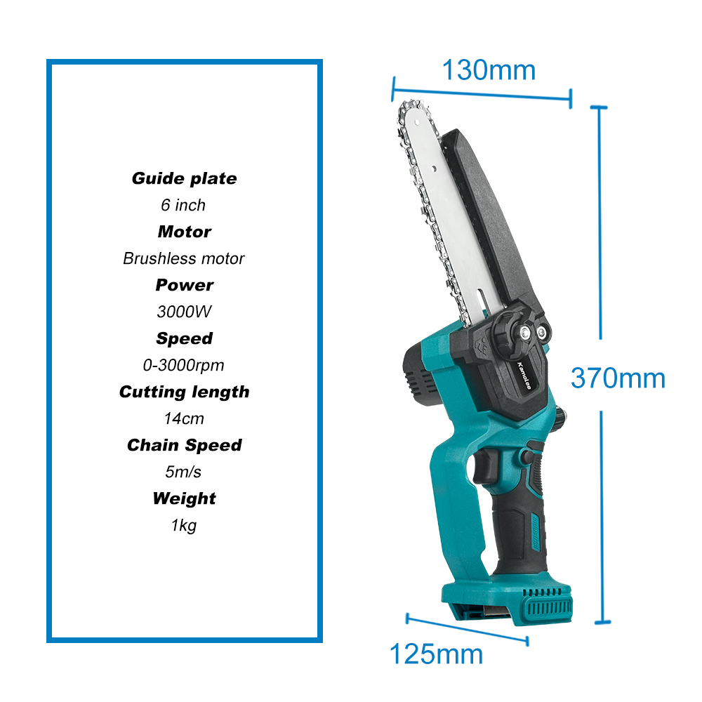 Kamolee 6 Inch 8 Inch Mini Bru - Mini Electric Chainsaw 6 Inch ulasan dan harga