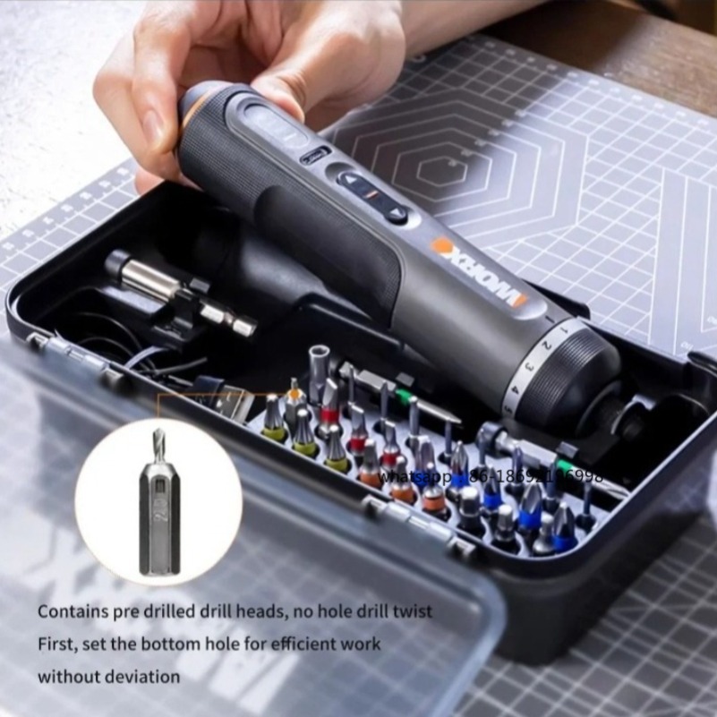 30 Bit Sets Power Tools WX242  - Electric Screwdriver Rechargeable Usb ulasan dan harga