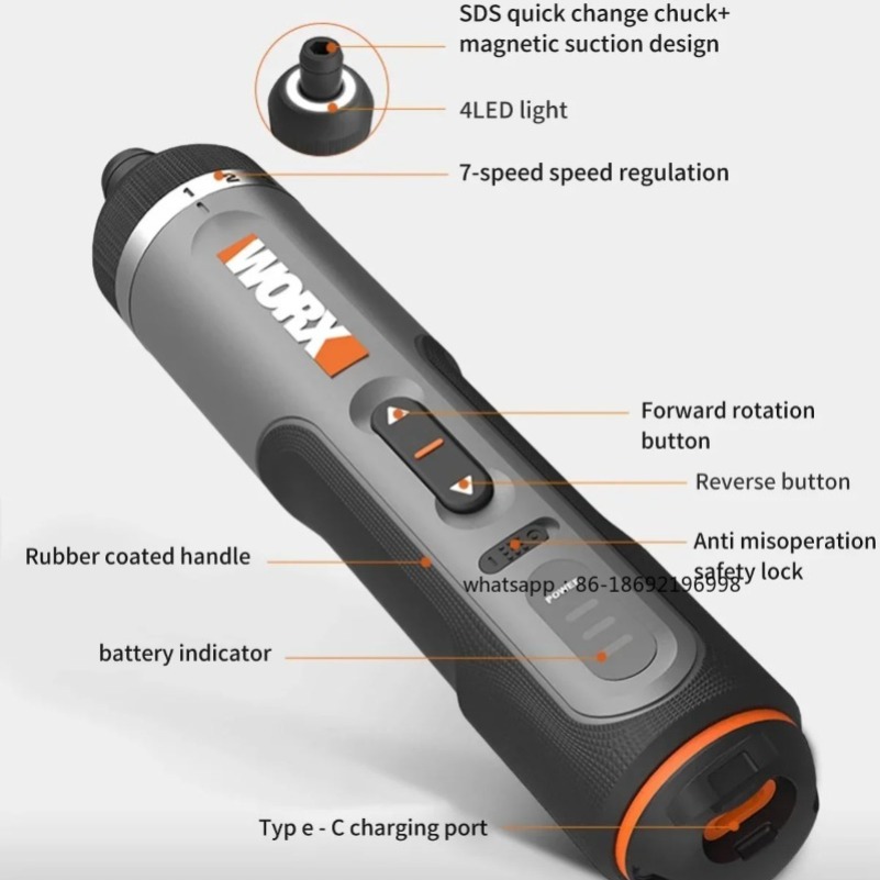30 Bit Sets Power Tools WX242  - Electric Screwdriver Rechargeable Usb ulasan dan harga