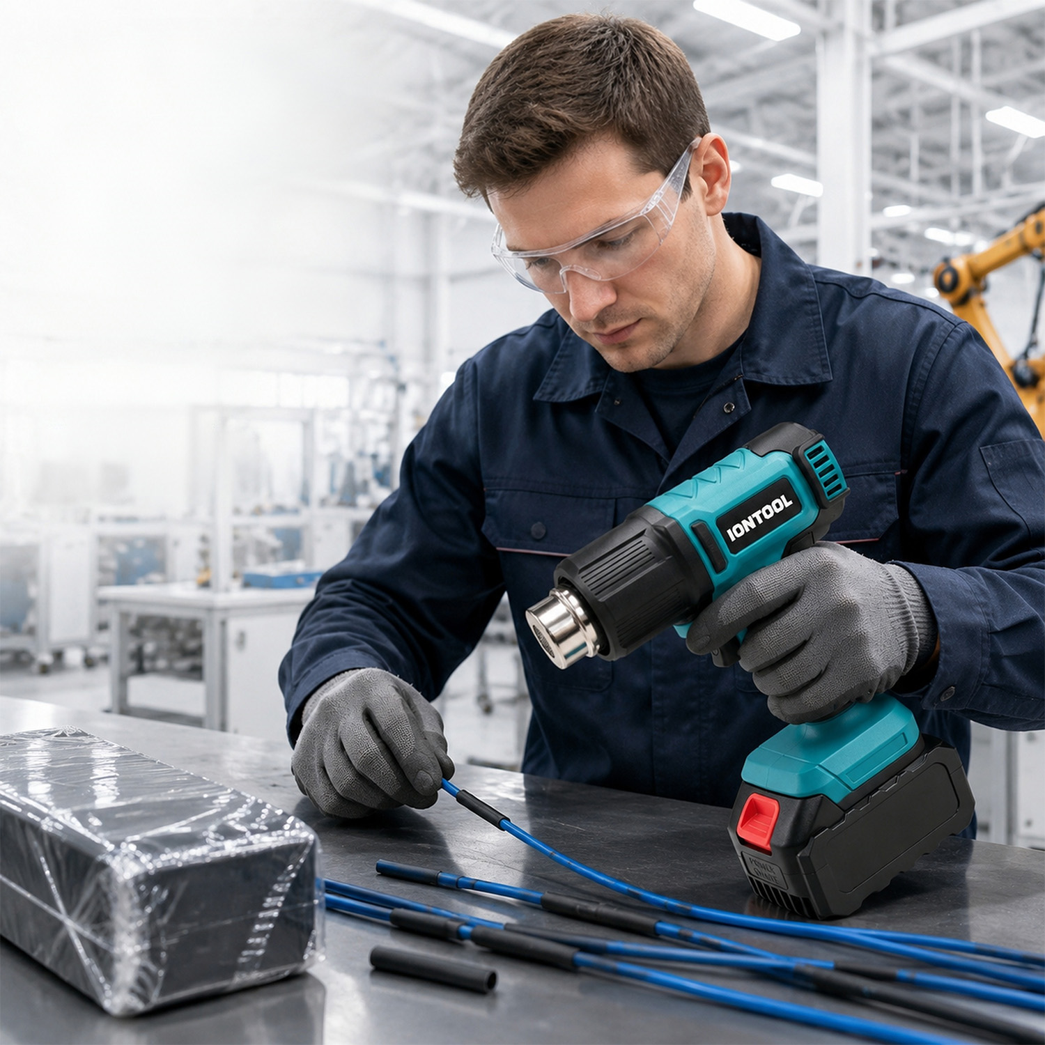 IONTOOL 550℃ Adjustable Temper - Cordless Heat Gun For Shrink Tubing ulasan dan harga