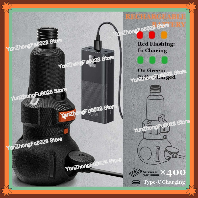 4V Electric Screwdriver, 400 R - Electric Screwdriver Rechargeable Usb ulasan dan harga