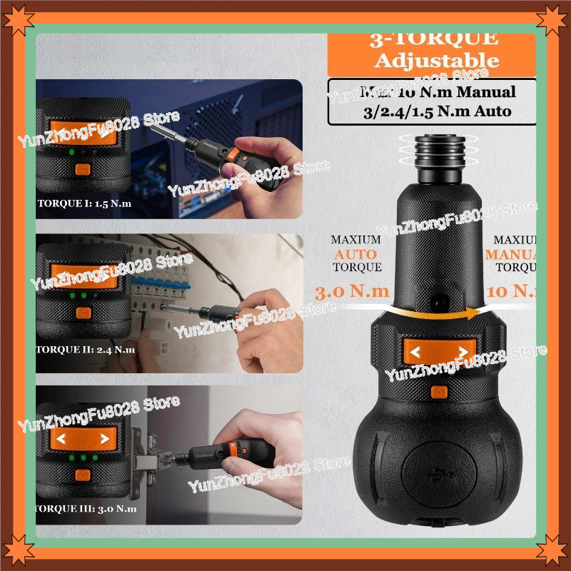 4V Electric Screwdriver, 400 R - Electric Screwdriver Rechargeable Usb ulasan dan harga