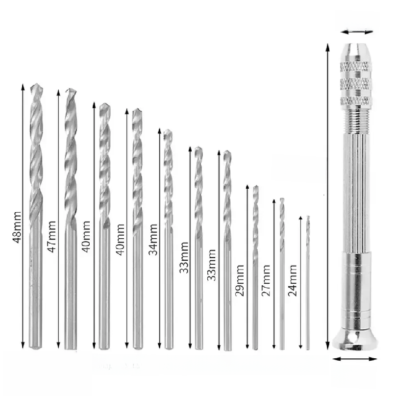 0.8-3.0mm Mini Hand Drill Wood - Hand Tools ulasan dan harga